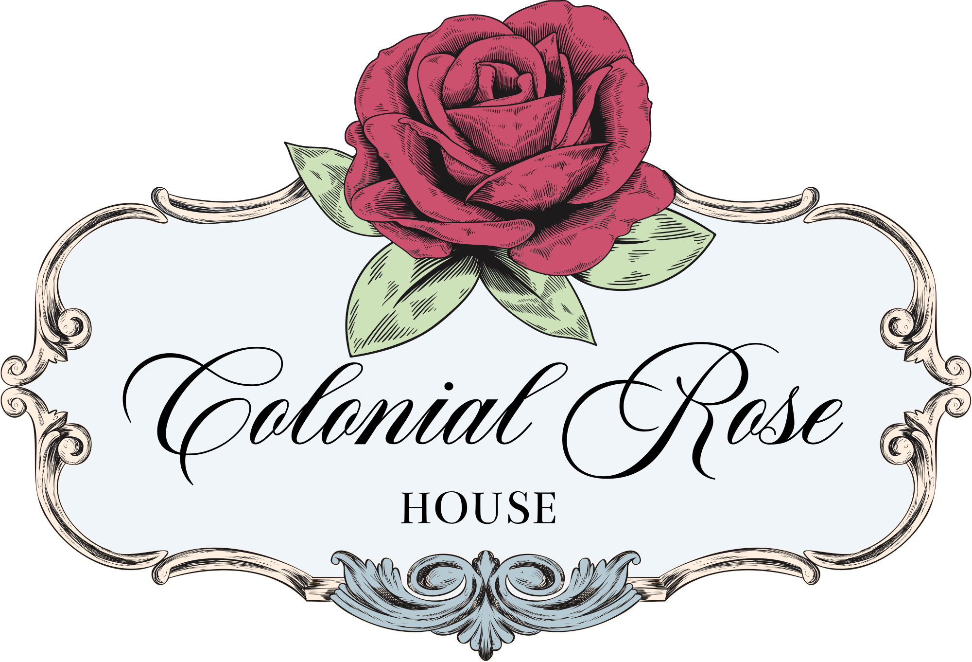 Colonial Rose House Logo